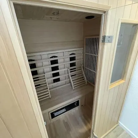 公寓 Burgervlotbrug Aan Zee Met Sauna *